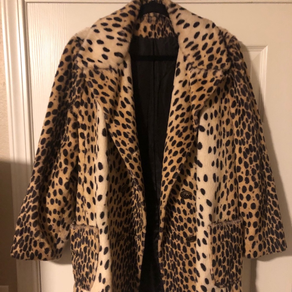 Faux Leopard Jacket